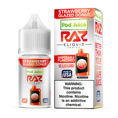 Pod Juice Pod x Raz Strawberry Glazed Donut - The V Spot Thousand Oaks