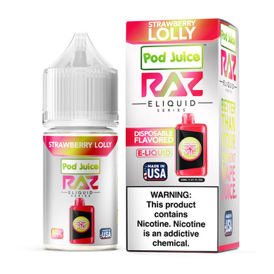 Pod Juice Pod x Raz Strawberry Lolly - The V Spot Thousand Oaks